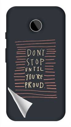 Printc Dont stop until you proud quote image for Moto-E3-Power Mobile Skin