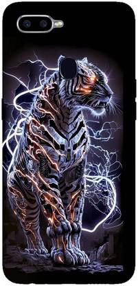 yug emporium Oppo A12 Mobile Skin Sticker ( 3D Black Lion Theme Skin ) Mobile Skin