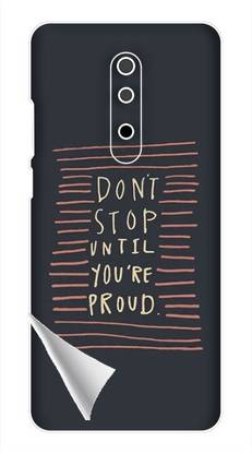Printc Dont stop until you proud quote image for Xiaomi-Redmi-K30 Mobile Skin