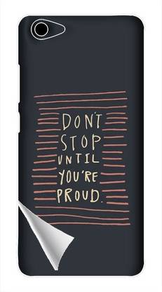 Printc Dont stop until you proud quote image for Vivo-Y72-5G Mobile Skin