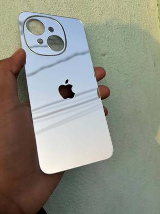 TWUAOP TECNO SPARK GO 1 ACRYLIC SHEET MIRROR BACK PANNEL APPLE LOGO Mobile Skin