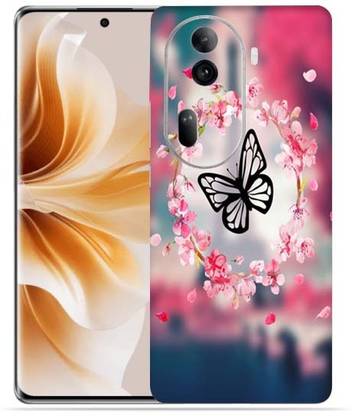 Gizmo Wraps Oppo Reno 11 pro 5g, BLACK BUTTERFLY Mobile Skin