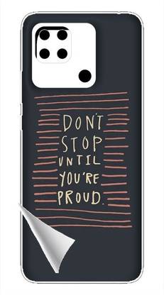 Printc Dont stop until you proud quote image for Redmi-8a-2 Mobile Skin