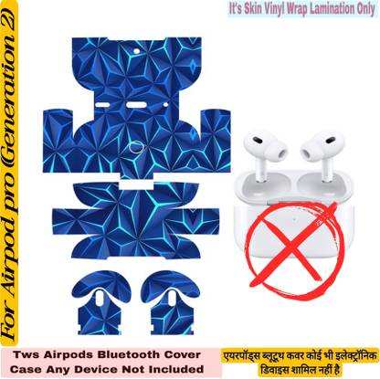 Flipkart SmartBuy COMPETABLE FOR AIRPOD PRO(2ND GEN)BLUE MARBLE OLD SKIN_9S91 Mobile Skin