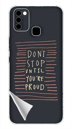 Printc Dont stop until you proud quote image for Infinix-Smart-5A Mobile Skin