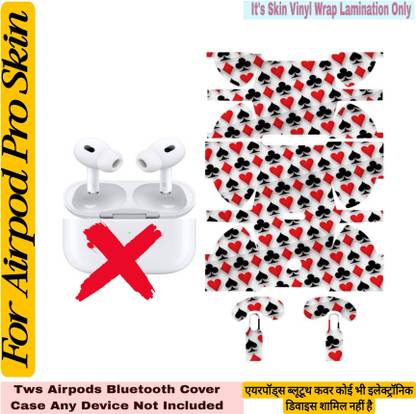 Flipkart SmartBuy AIRPOD PRO SKIN CARDS TASH(TWS AIRPOD DEVICE BLUET0TH NOT INCLUDED)_129 Mobile Skin