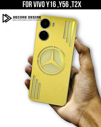 Decore Desire VIVO Y16, VIVO Y56, VIVO T2X Gold Panel Mobile Skin