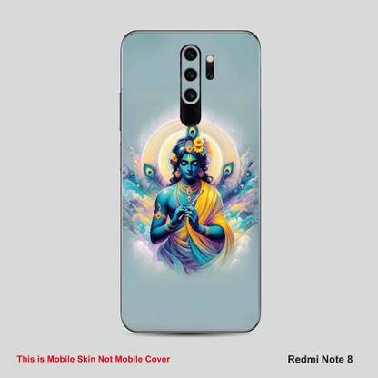 VYBE The Smart Choice Redmi Note 7S Krishna Embossed Mobile Skin