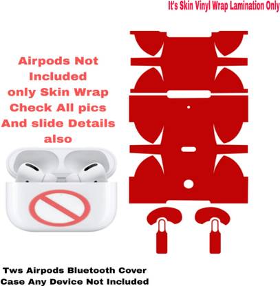 Flipkart SmartBuy AIRPOD PRO RED SKIN(TWS AIRPOD DEVICE BLUETOOTH NOT INCLUDED)SRQ32 Mobile Skin