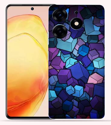 Skinex Tecno Spark 10 Pro, Cubes Vector Mobile Skin