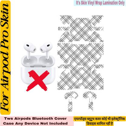 Flipkart SmartBuy AIRPOD PRO SKIN CHECK_X(TWS AIRPOD DEVICE NOT INCLUDED)9X300 Mobile Skin