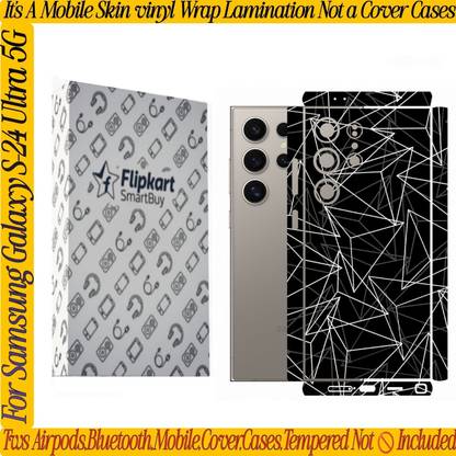 Flipkart SmartBuy COMPETABLE FOR SAMSUNG S24 ULTRA 5G SKIN STICKER_WHITE_PYRAMID23 Mobile Skin