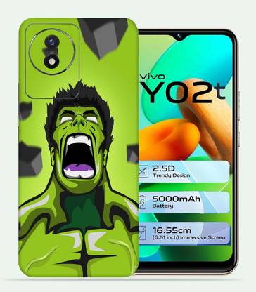 Satisfactory Vivo Y02T, Green Hulk, OggyBaba Mobile Skin