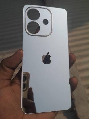 MOKPLZ OPPO A3X 5G SILVER MIRROR BACK PANNEL Mobile Skin
