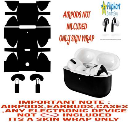 Flipkart SmartBuy AIRPOD PRO BLACK SKIN(TWS AIRPOD DEVICE BLUETOOTH NOT INCLUDED)90S7 Mobile Skin