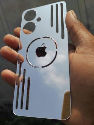 MOKPLZ OPPO A59 5G SILVER MIRROR BACK PANNEL Mobile Skin