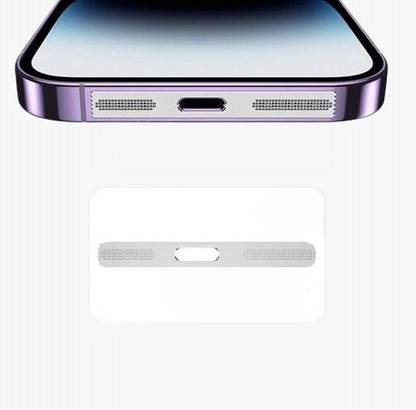 A3sprime Anti Dust Plug Speaker Guard Protector for iPhone 14 Plus, (Pack of 2 Piece) Mobile Skin
