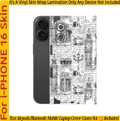 Flipkart SmartBuy COMPETABLE 4 I PHONE 16 MOBILE SKIN(BACK+SIDE+CAMERA)CROWN_4ST Mobile Skin