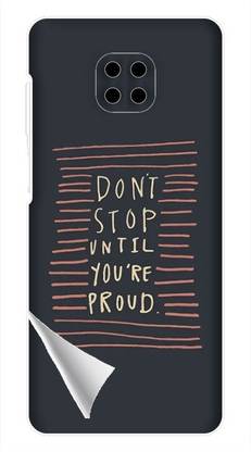 Printc Dont stop until you proud quote image for Xiaomi-Pocophone-F1 Mobile Skin