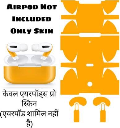 Flipkart SmartBuy AIRPOD PRO YELLOW SKIN(TWS AIRPOD DEVICE BLUETOOTH NOT INCLUDED)YELL35 Mobile Skin