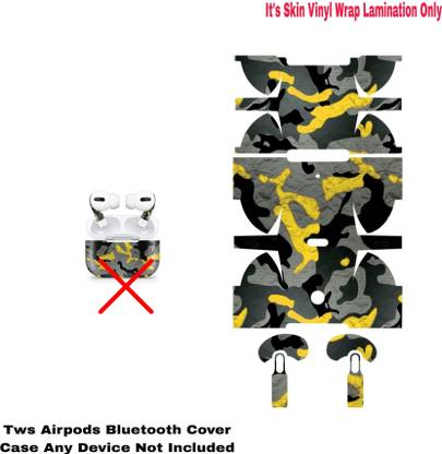 Flipkart SmartBuy airpod pro skin tws skin super ultra matte finish camouflage design _kn342 Mobile Skin