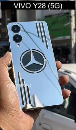 Mokteck VIVO Y28 (5G) SILVER MERCEDES BACK PANEL Mobile Skin