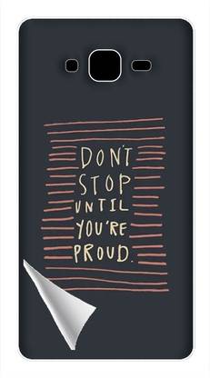 Printc Dont stop until you proud quote image for Samsung-Galaxy-J4-2018 Mobile Skin