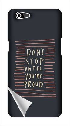 Printc Dont stop until you proud quote image for Oppo-A57-4G Mobile Skin