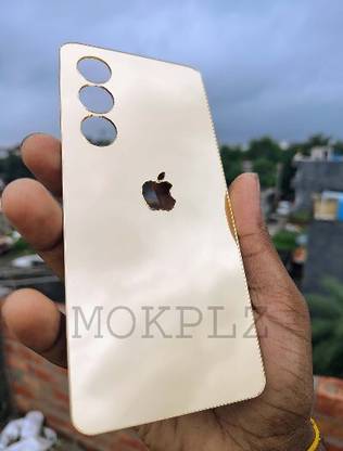 MOKPLZ OPPO K13X 5G GOLDEN MIRROR BACK PANNEL Mobile Skin