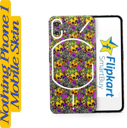 Flipkart SmartBuy nothing phone 1 skin already cutting skin sr16skull Mobile Skin