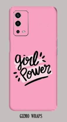 गिज़्मो रैप्स Girls Power Art_0102 Mobile Back Skin Sticker Or Vinyl Wrap With Premium Matte Finish Oppo A55 मोबाइल स्किन