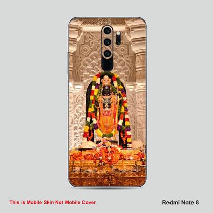 VYBE The Smart Choice Redmi Note 7S Shree Ram Embossed Mobile Skin
