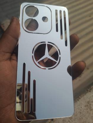 MOKPLZ OPPO A3X 5G SILVER MIRROR BACK PANNEL Mobile Skin