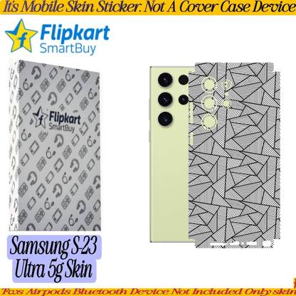 Flipkart SmartBuy samsung s23 ultra 5g skin edge 2 edge cutting ready to used _kw44 Mobile Skin