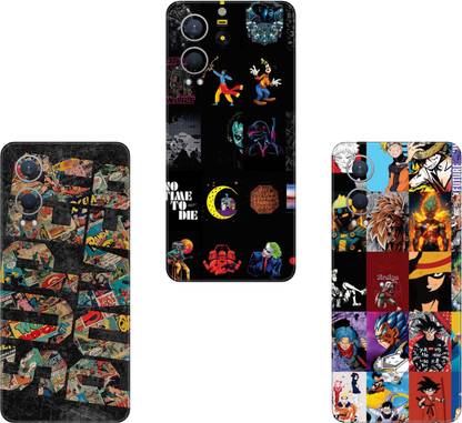 wrap craft ONEPLUS NORD N100 COMBO(PACK OF 3)Camera&Back Protector Premium Vinyl Mobile Skin