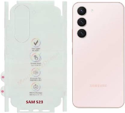 बल्कवाला Screen Protector Unbreakable Membrane Scratch Guard Transparent Protective Compatible with Samsung Galaxy S23 Mate Screen Protector Membrane Scratch Guard Compatible with Samsung Galaxy S23 मोबाइल स्किन