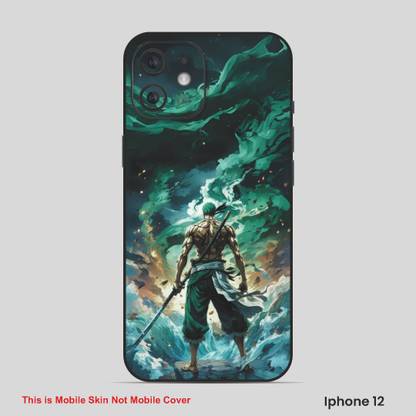 VYBE The Smart Choice iPhone 12 Anime Embossed Mobile Skin
