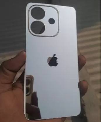 MOBIZONE OPPO A3x 5G SILVER MIRROR BACK PANNEL Mobile Skin