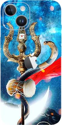 एज़स्किन High Quality Trishool Back Screen Protector, Skin Or Vinyl Wrap for iphn 13 With Camera Protector (Back + Camera + Sides).. iphone 13, Apple iphone 13 मोबाइल स्किन