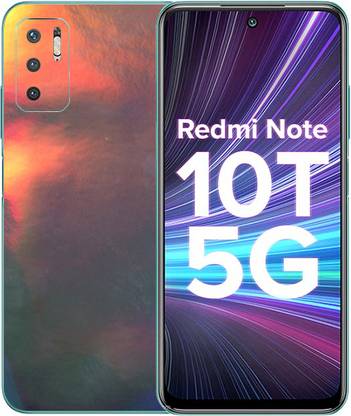 candeal mart Xiaomi Redmi Note 10T 5G Back skin sticker / Vinyl wrap / Protective film Mobile Skin