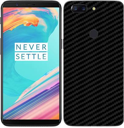 candeal mart Oneplus 5T / 1+5T carbon fiber 3D back skin/ Protective film / Back sticker Mobile Skin