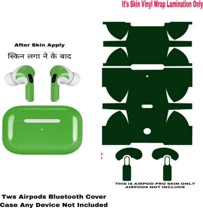 Flipkart SmartBuy AIRPOD PRO LIGHT GREEN SKIN(TWS AIRPOD DEVICE BLUETOOTH NOT INCLUDED)DKB837 Mobile Skin