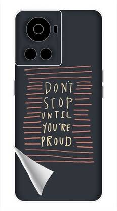 Printc Dont stop until you proud quote image for OnePlus-5 Mobile Skin