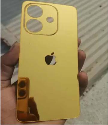 MOBIZONE OPPO A3x 5G GOLD MIRROR BACK PANNEL Mobile Skin