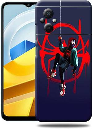 Mclaxa Xiaome Mi Poco M5, Hanging Spiderman For redmi poco m 5, Mi Poco m5 5g Mobile Skin
