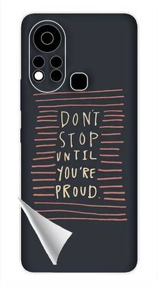 Printc Dont stop until you proud quote image for Infinix-Hot-9-PLAY Mobile Skin