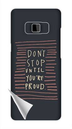 Printc Dont stop until you proud quote image for Samsung-Galaxy-S22-5G Mobile Skin