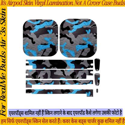 Flipkart SmartBuy REALME BUDS AIR 3S_SKIN(360 DIGREE)(COVERAGE COVER+CASE+BUDS)CAM0_B63M Mobile Skin