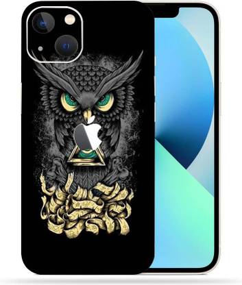 Satisfactory Apple iPhone 13, Black Angry Owl, OggyBaba Mobile Skin