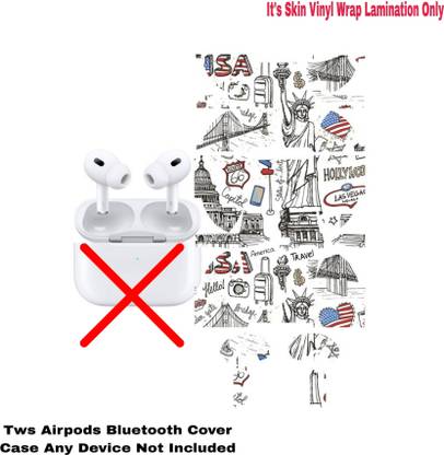 Flipkart SmartBuy airpod proskin tws skin usa travel skin777 Mobile Skin